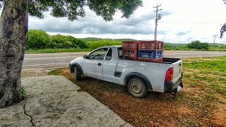 FAZENDO ENTREGA DE FRANGO PARA MEU AMIGO CATONHO !