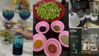 Lasoory Ka Achar | Summer Special blue lagoon |کیری کی کھٹی میٹھی چٹنی | My New Kitchen Appliances