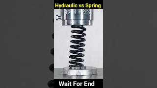 Hydraulic Press Vs Hardest Springs Of Different  #shorts #whatif #uniqueexperiment