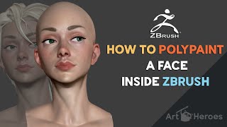 How to polypaint a face inside Zbrush