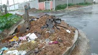 Bairro novo horizonte chovendo em Delmiro Gouveia