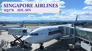 Singapore Airlines SQ278 ADL-SIN Trip Video - 15DEC18