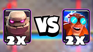 Can 2x Golem Defeat 2x Electro Giant?