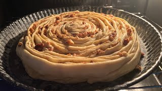 بريوش على شكل وردة ب  Krokant الجوز