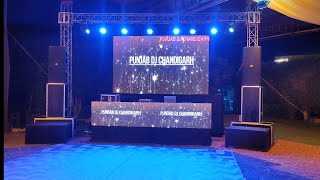 Single Side Dj Setup 2022 | Led Wall DJ Setup | Punjab DJ Chandigarh | Contact - 9872859951