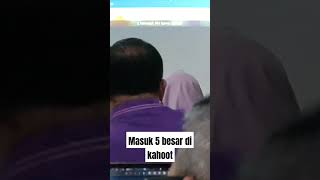 Pre Test oleh LLDIKTI XVI masuk 5 besar di klasemen game kahoot #trending #shorts #kahoot