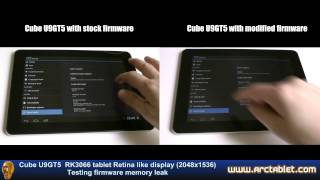 Cube U9GT5 root custom firmware update fixing memory leak issue