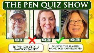 The Pen Quiz Show - #7 - Who Knows Their Pens Best? | Douglas Rathbun, Clare Coco, and Candace Marie