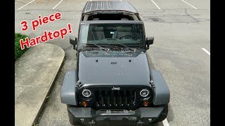 JEEP WRANGLER JKU - 3 PIECE HARDTOP