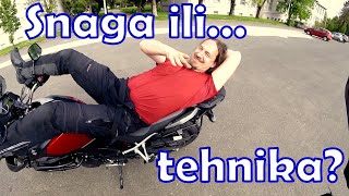 Kako podignuti/spustit težak motor, na centralni nogar? Preko 300 kg?