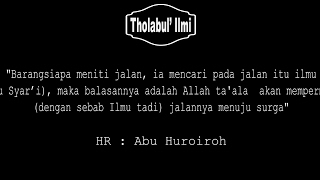 Live Streaming Tholabul ’Ilmi