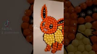 diamond paint this eevee with me! #diamondpainting #satisfying #fun #pokemon #eevee #gottapaintemall