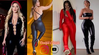 Perfect Leggings Sunday Styles | 7 Days Of Jumpsuits 2024 | How To Style Shiny Spandex Jumpsuits