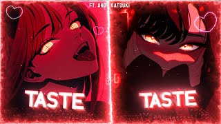 Taste - Sabrina Carpenter (Sped up / Nightcore) [Lyrics] (Ft. @AndyKatsuki)