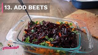 Roasted Cold Beet and Carrot Salad