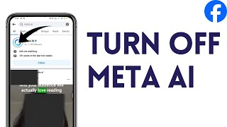 How To Turn Off Meta AI On Facebook