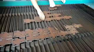 Sample cnc plasma machine cutting metal