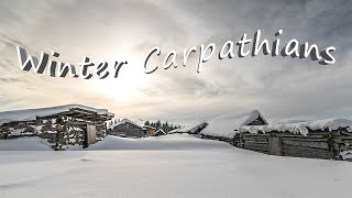 Winter Ukrainian Carpathians