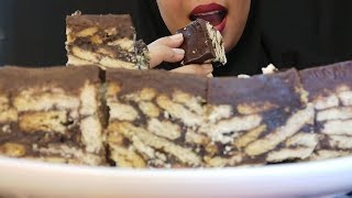 ASMR FOOD KEK BATIK COKLAT, LELEH,CHEESE