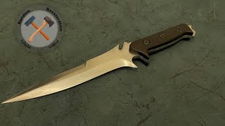 Making RESIDENT EVIL 4 KRAUSER KNIFE عمل سكين جاك كروزر من ريزيدنت ايڤل