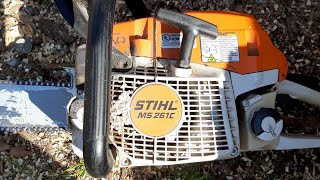 Cutting Silver Maple with the Stihl MS 261 C-M