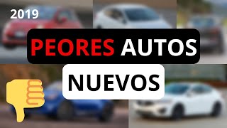 Los 10 PEORES autos NUEVOS que puedes comprar