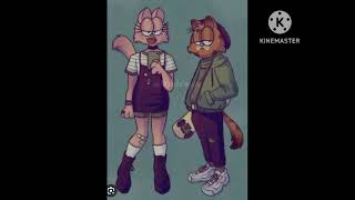 Garfield x Arlene 🧡🩷😻😻🌹🎆🎆🎆