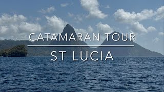 Catamaran Tour, St Lucia 🇱🇨[4K]