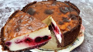 İnanılmaz qənaətli və ləzzətli, az şəkərli Çizkeyk tərifi! /Recipe low sugar cheesecake!