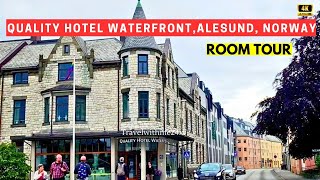 Quality Hotel Waterfront Alesund - Ålesund Hotel with view of  Aspevågen Bay and Sula Mountain