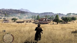 HOW BIG IS THE MAP in Red Dead Redemption 1? Run Across the Map