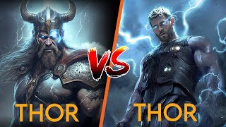 Thor in Norse Mythology vs Thor in Marvel #thor #thorloveandthunder #avengers #marvel #mythology