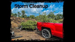 Storm Cleanup with the Stihl MS462 and KM111 Kombi