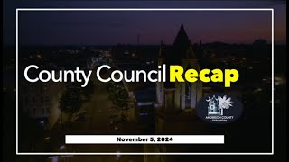 Council Meeting Recap | November 5, 2024