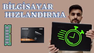 Laptop Hızlandırma SSD Ve RAM Yükseltme | Sistem Performans Arttırma | PC KLAVYE DEĞİŞTİRME  DONANIM