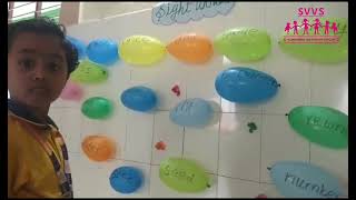 Practicing Sight Words By Bursting Balloons At SVVS Clump