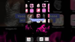 iOS 15 Home Screen idea Aesthetic themes Neon, Pink, Fire, dark and more. Widgets Kit app