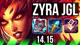 ZYRA vs HECARIM (JGL) | 6/1/17, 65% winrate | EUW Grandmaster | 14.15