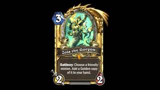 Such a Perfect Specimen - Zola The Gorgon - Hearthstone