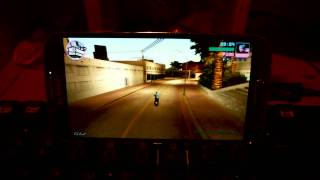 GTA vice city on galaxy s4 with use of ps3 controller!