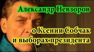 Александр Невзоров о Ксении Собчак и выборах президента