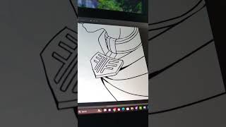 Drawing Himmel ⚔️✨| Frieren: Beyond Journey's End | #shorts