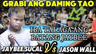 Grabi Ang Daming Tao Jaybee Sucal 9-10 VS Jason WALL 10 balls Game Race 16