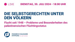 Flucht seit 1948 – Probleme und Besonderheiten des palästinensischen Flüchtingsstatus