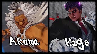 Street Fighter 5 kage online match | kage vs Akuma