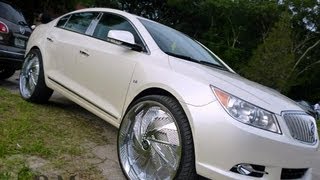 Wildwood Father's Day 2013 Buick Lacrosse on 28" DUB Shudda