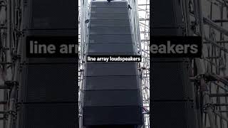 line array loudspeakers #shorts #linearrayloudspeakers #linearraysound