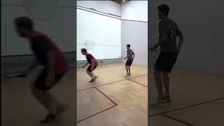 What a #powerful squash session!