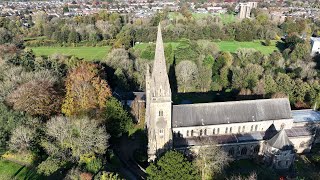 Llandaff Cathedral Cardiff Wales Aerial View Relaxing music