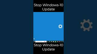 How to stop windows 10 Auto Update #shorts